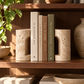 LOMQERE Arch Stone Bookends — Pair